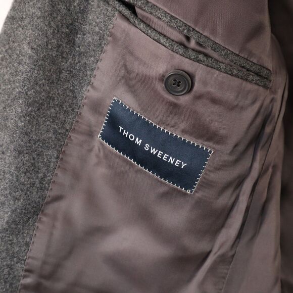 Thom Sweeney Men's 36 (EU46) 100% Wool Blazer Sport Coat Jacket Designer Italy - Picture 4 of 14